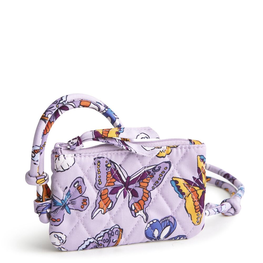 7209 Zip Card Pouch Lanyard, Cotton Gabardine, Wing in Flight, One Size